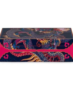 Vivid Dragon Schmuckkästchen in Lackoptik - Blau