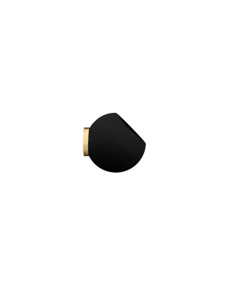 Wand-Blumentopf Globe - Schwarz - Eisen