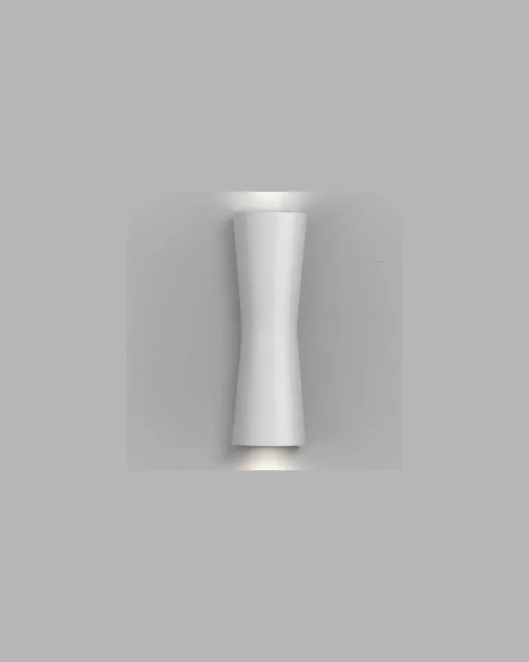 Wandleuchte Clessidra - Weiß - Gussaluminium - Designer Antonio Citterio