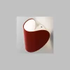 Wandleuchte IO - Rot - klarlackbeschichtetes Aluminium - Designer Claesson Koivisto Rune