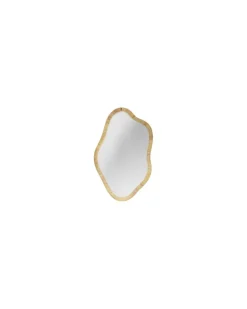 Wandspiegel Ashlie - Beige - Rattan