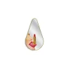 Wandspiegel Toilet Paper - Gold - Holzfaserplatte - Designer Pierpaolo Ferrari