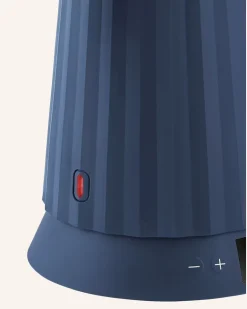 Wasserkocher Plissé blau Dunkelblau
