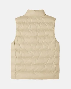 Wattierte Steppweste Beige