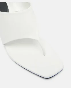 Wedge-Sandalen Marlow 55 aus Leder Weiß