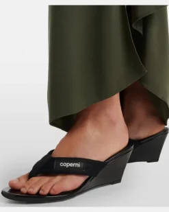 Wedge-Sandalen Schwarz