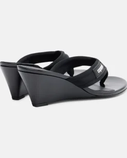 Wedge-Sandalen Schwarz