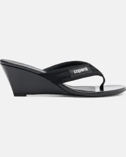 Wedge-Sandalen Schwarz