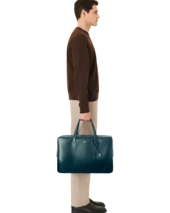 Weekender Bag 45 aus Meisterstück Leder - Sfumato-British Green - Leder - MB198267 - Dokumententaschen