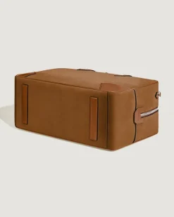 Weekender Bag 45 aus Wildleder - Karamell - Leder - MB221674 - Duffle Bags