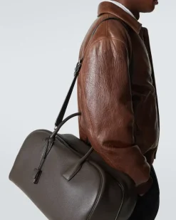 Weekender Bowling Small aus Leder Braun