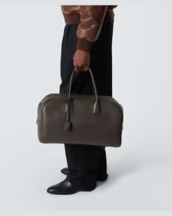 Weekender Bowling Small aus Leder Braun
