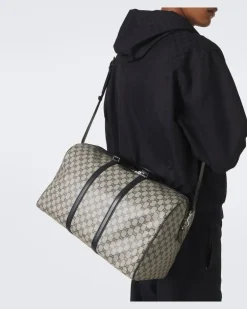 Weekender Gucci Essence Medium GG aus Canvas Blau