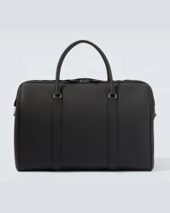 Weekender Iowa aus Leder Schwarz