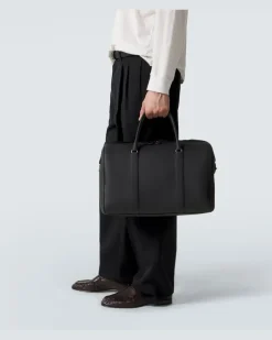 Weekender Iowa aus Leder Schwarz