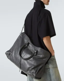 Weekender Le City aus Leder Grau
