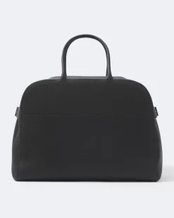 Weekender Marco aus Leder Schwarz