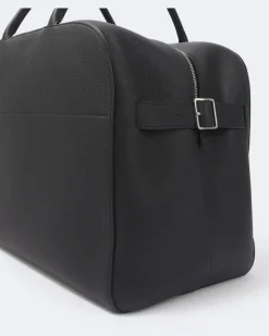 Weekender Marco aus Leder Schwarz
