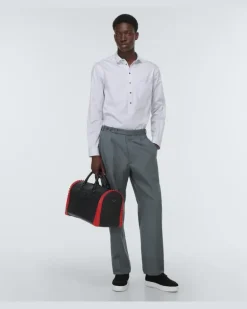 Weekender Sneakender aus Leder Schwarz