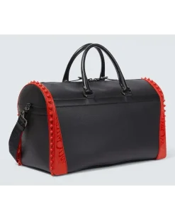 Weekender Sneakender aus Leder Schwarz