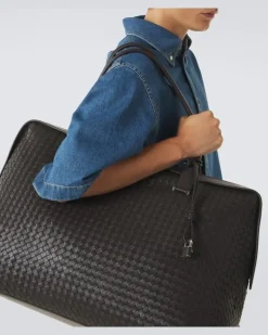 Weekender Vaporetto Large aus Leder Braun