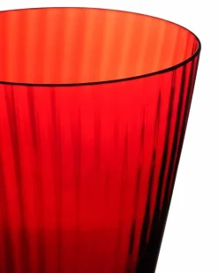 Weinglas aus Muranoglas - Rot