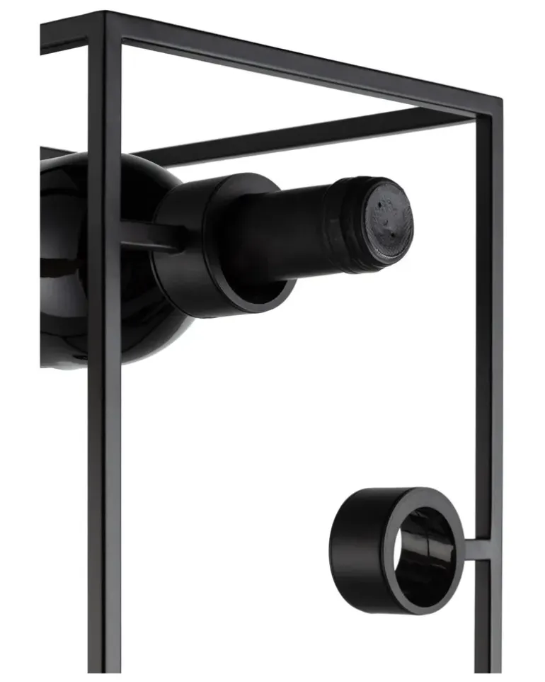 Weinregal Nordic Kitchen schwarz