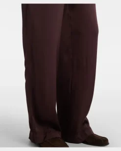 Weite Hose Larkin Braun