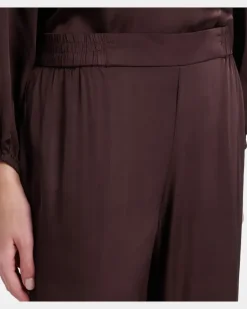 Weite Hose Larkin Braun