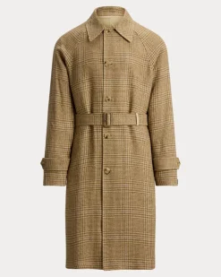 Wendbarer Balmacaan-Mantel Brown