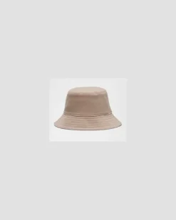 Wendbarer Bucket Hat aus Waschung – Khaki – Größe Dilute