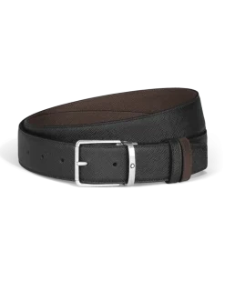 Wendbarer Everyday Gürtel mm aus Sartorial Leder (160 cm) - Ebenholz - MB222453 - Gürtel