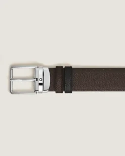 Wendbarer Everyday Gürtel mm aus Sartorial Leder (160 cm) - Ebenholz - MB222453 - Gürtel