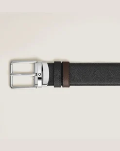Wendbarer Everyday Gürtel mm aus Sartorial Leder (160 cm) - Ebenholz - MB222453 - Gürtel