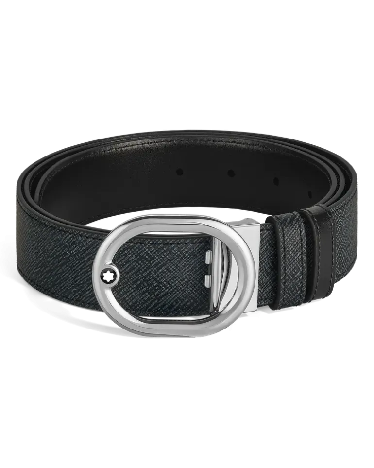 Wendbarer Gürtel L'Ovale mm aus Sartorial Leder - MB221025 - Gürtel