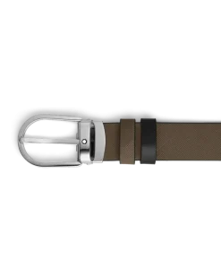 Wendbarer Gürtel mit hufeisenförmiger Schließe mm aus Extreme Leder - MB220982 - Gürtel