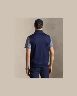 Weste mit Viertelreißverschluss Blue