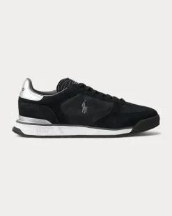 Wildleder-Oxford-Sneaker Varick Black
