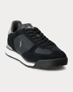 Wildleder-Oxford-Sneaker Varick Black