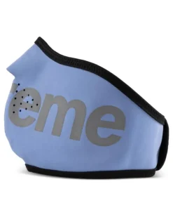 Windstopper Mundschutzmaske mit Logo-Print - Blau