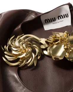 Wirbel-Brosche - Gold
