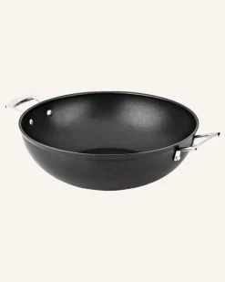 Wok Aluminium Antihaft schwarz