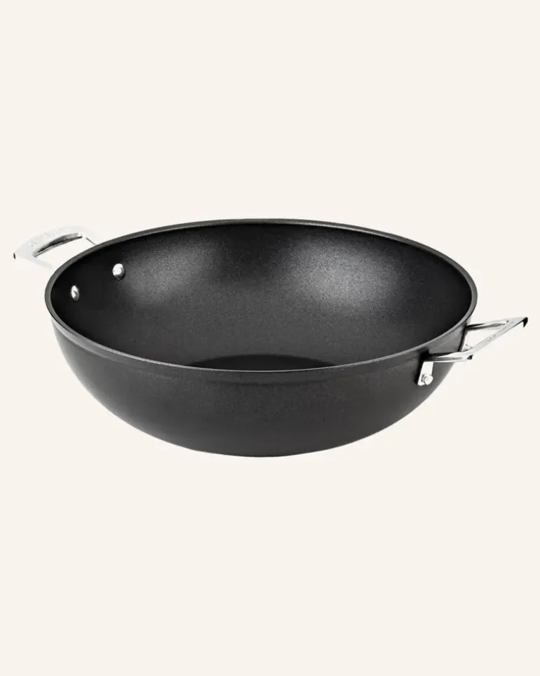 Wok Aluminium Antihaft schwarz