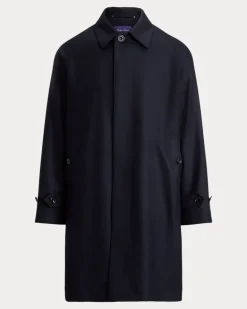 Woll-Kaschmir-Trenchcoat Waldridge Blue
