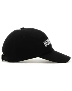 Women A:mh Logo-Embroidered Cotton Baseball Cap Black