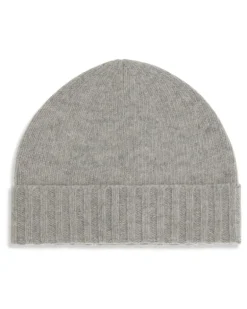 Women Beanie Wool Hat Grey Melange-Black Print Ovis Aries E Hairbands Gray
