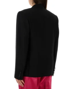 Women Black Wool Blend Bosea Blazer Giacche E Gilet Jacket