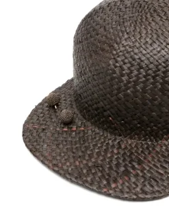 Women Cap Ss26 W Brown