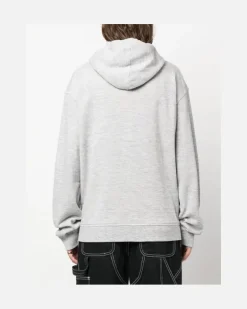 Women Cool Patch-Detail Hoodie Aw23 W Grey