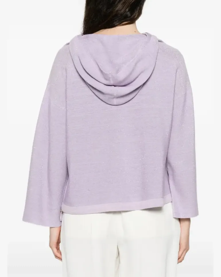 Women Drawstring-Detail Hoodie Ss26 W